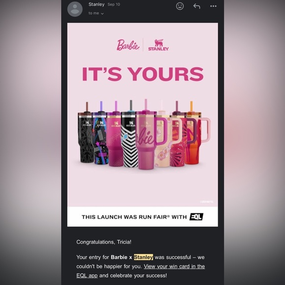 Barbie Stanley ‘60’s Twist ‘n Turn 40 oz. Quencher 🩷💖🩷💖🛍️🛍️💞💞💝💗💘💋❣️ - Picture 7 of 8